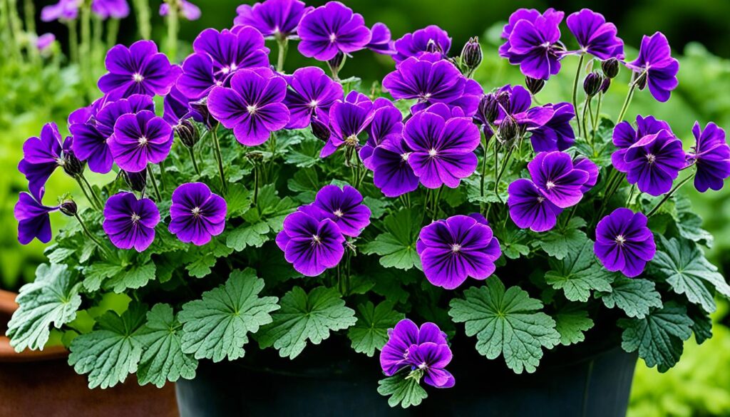 Boom Chocolatta Geranium Pratense