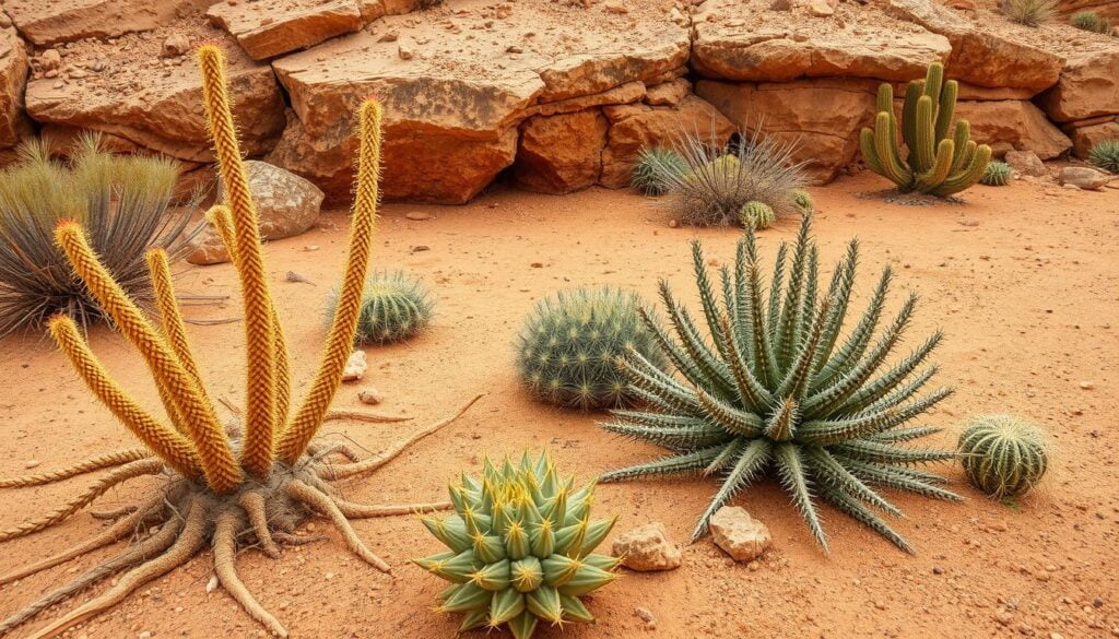 Desert plant adaptations