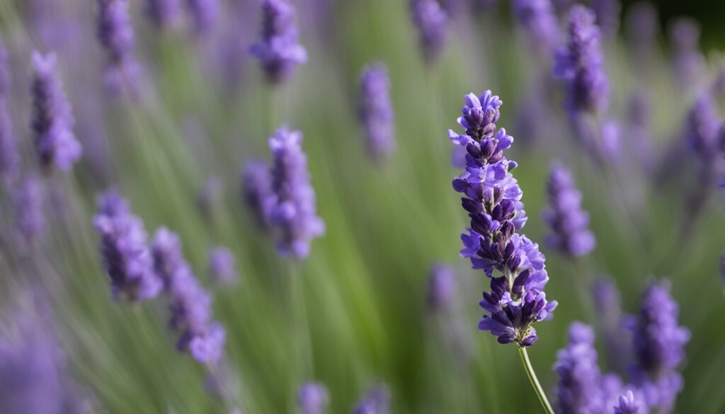 English lavender in bloom