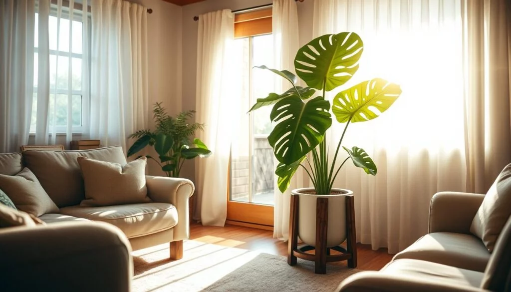 Monstera Deliciosa in interior