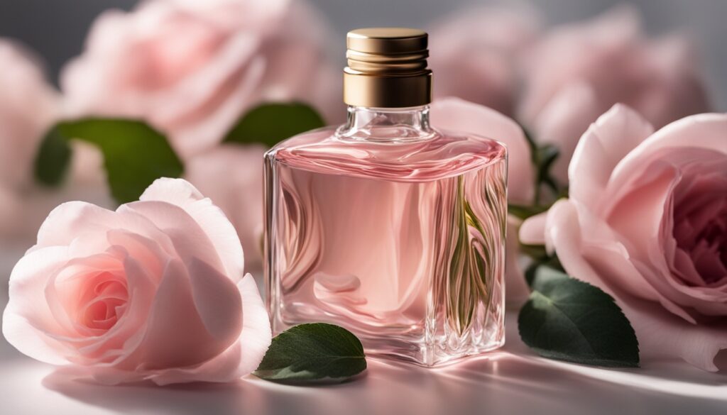 Rose essential oil composition