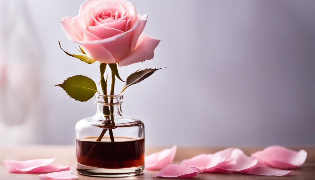 Rose oil aromatherapy for stress reduction