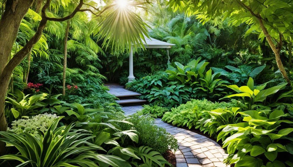 Shade plants for Miami gardens