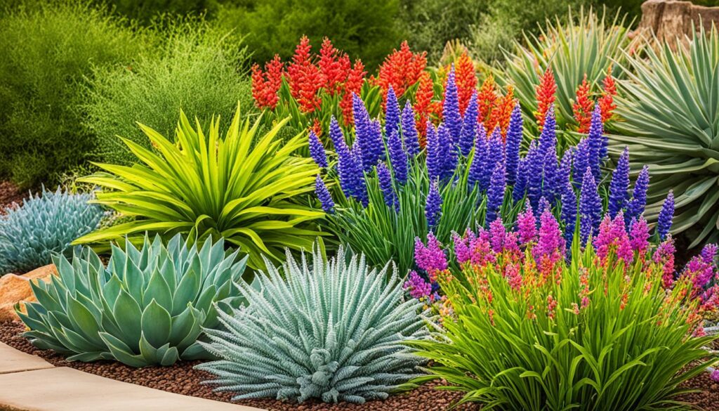 Water-wise garden plants Texas