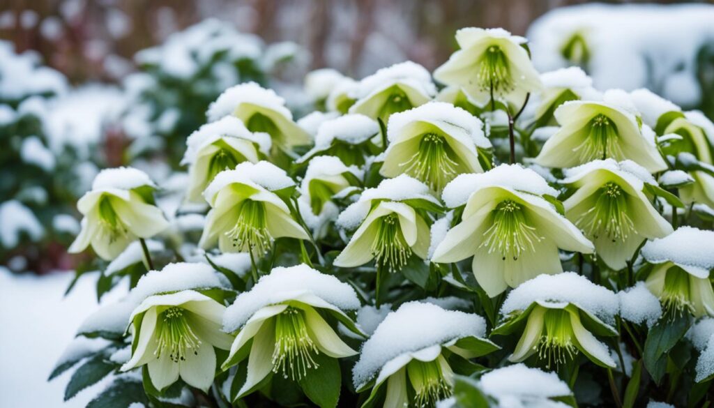 Winter Garden Flowers featuring Lenten Rose