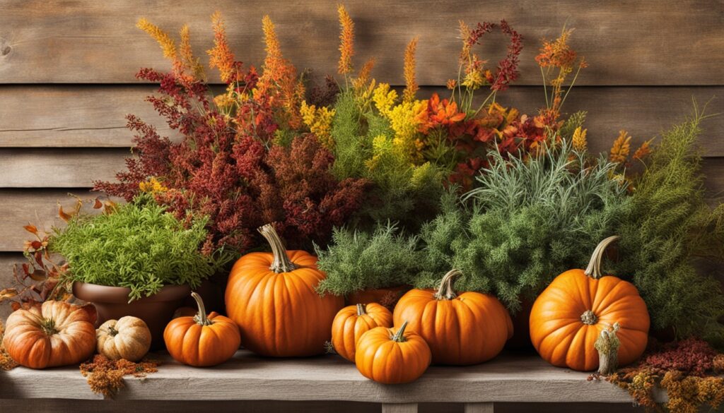 autumnal herbs