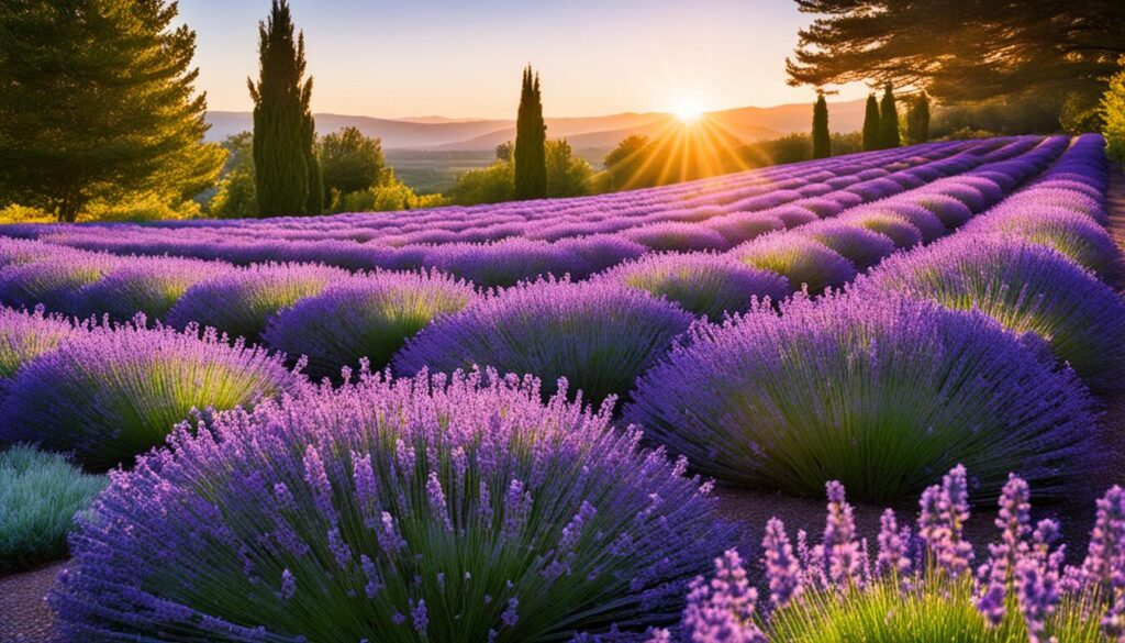 fragrant Lavender garden