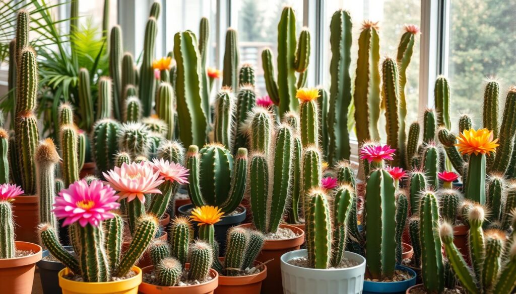 indoor cactus garden