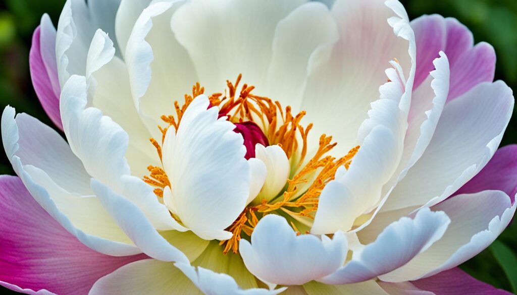 vibrant Peony blooms
