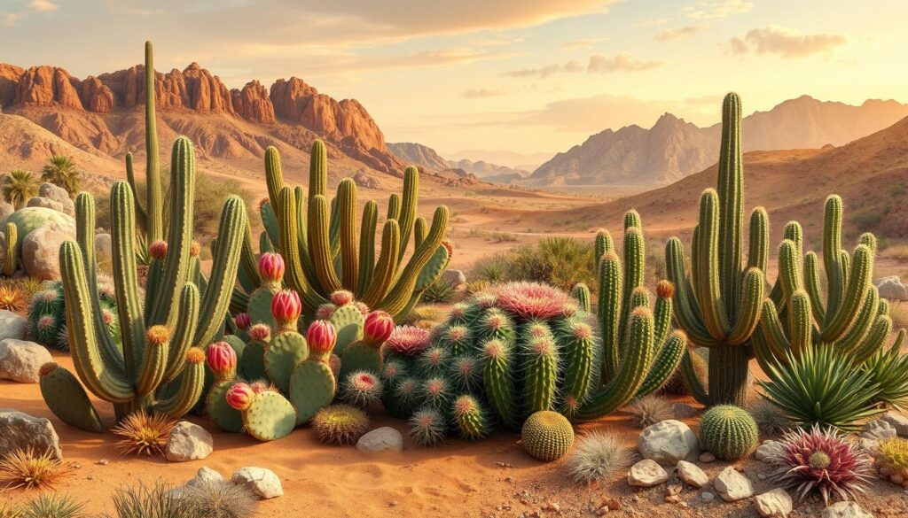 Geographical distribution of Opuntia