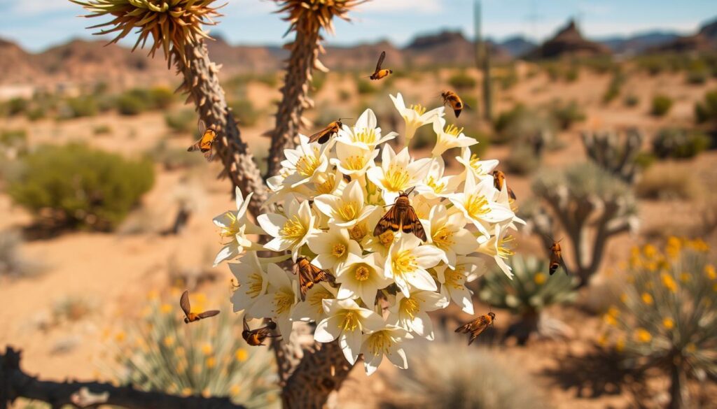 Joshua tree and yucca moth pollination