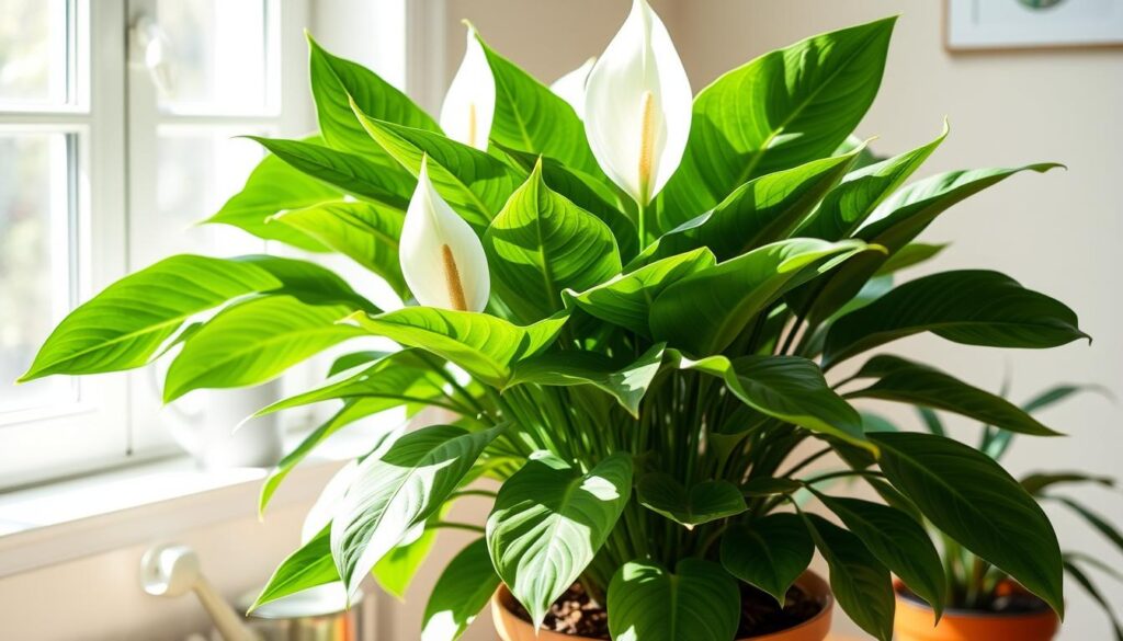 Peace lily houseplant care
