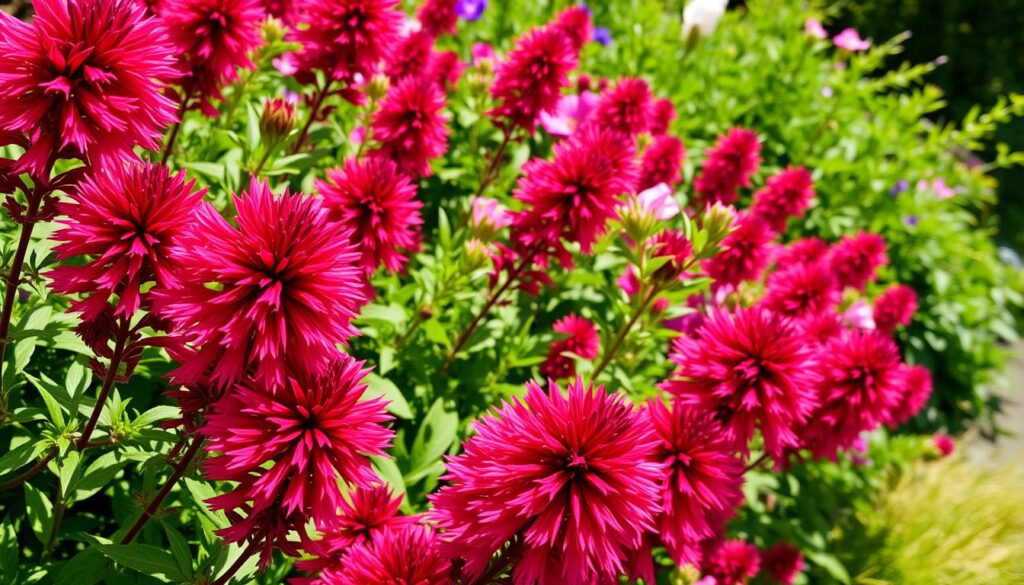 color-burst flowerbeds