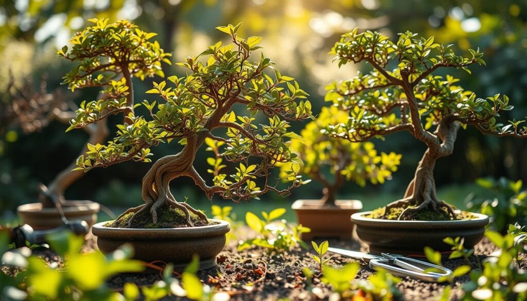 Bonsai care techniques