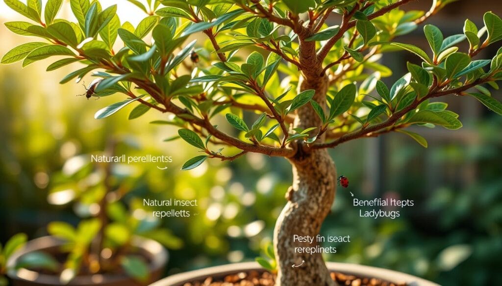 Bonsai tree species pest management