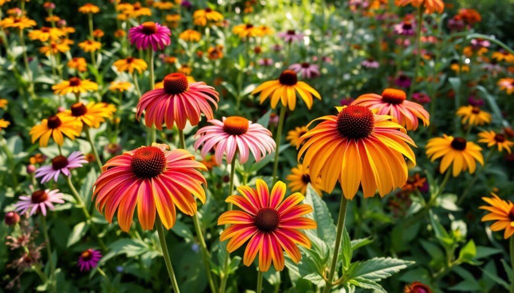 Coneflower companion planting
