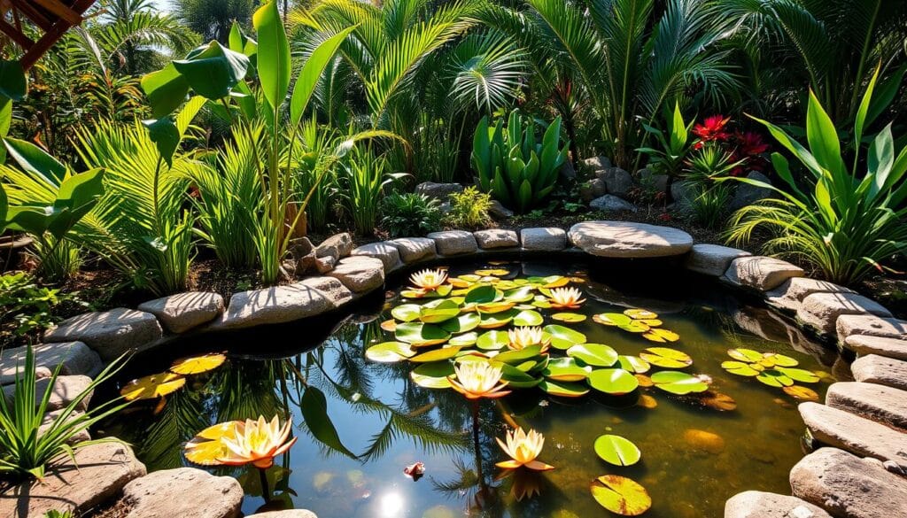 Eco-friendly pond solutions for tropical heat