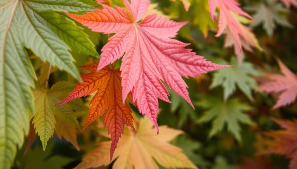 Japanese maple leaf shapes