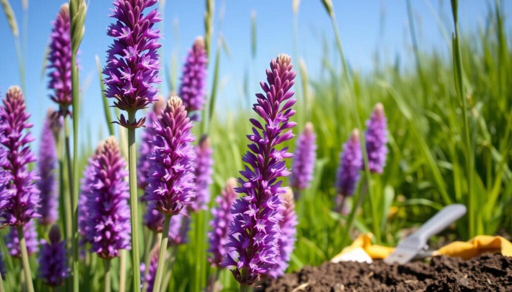 Liatris spicata planting