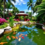 Miami garden pond design ideas