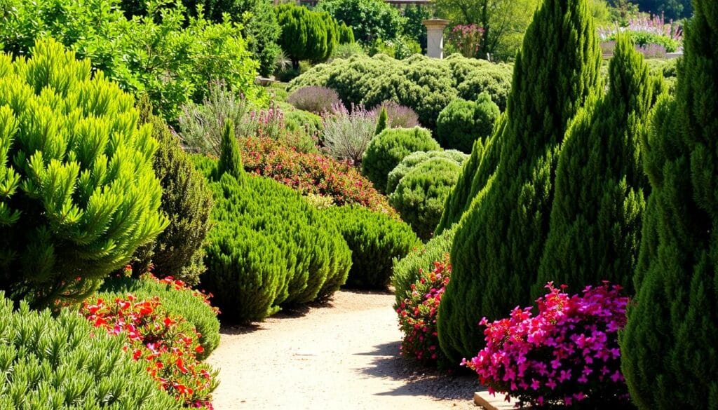 Ornamental junipers in landscape design
