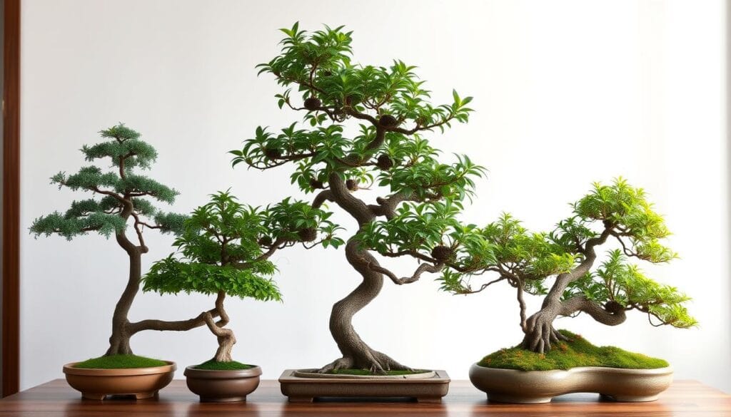 Popular bonsai tree species