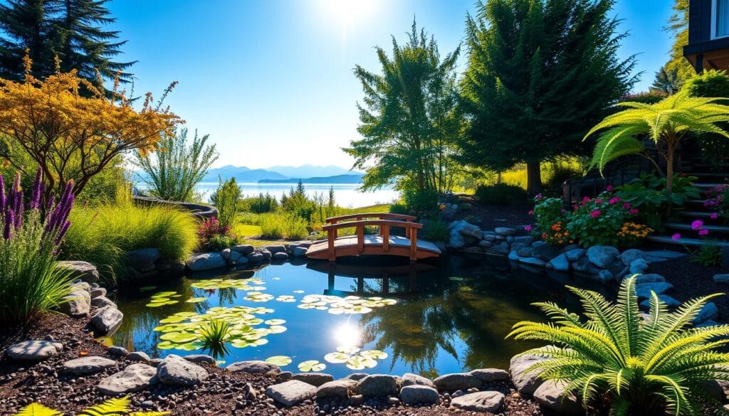 Seattle garden pond ideas