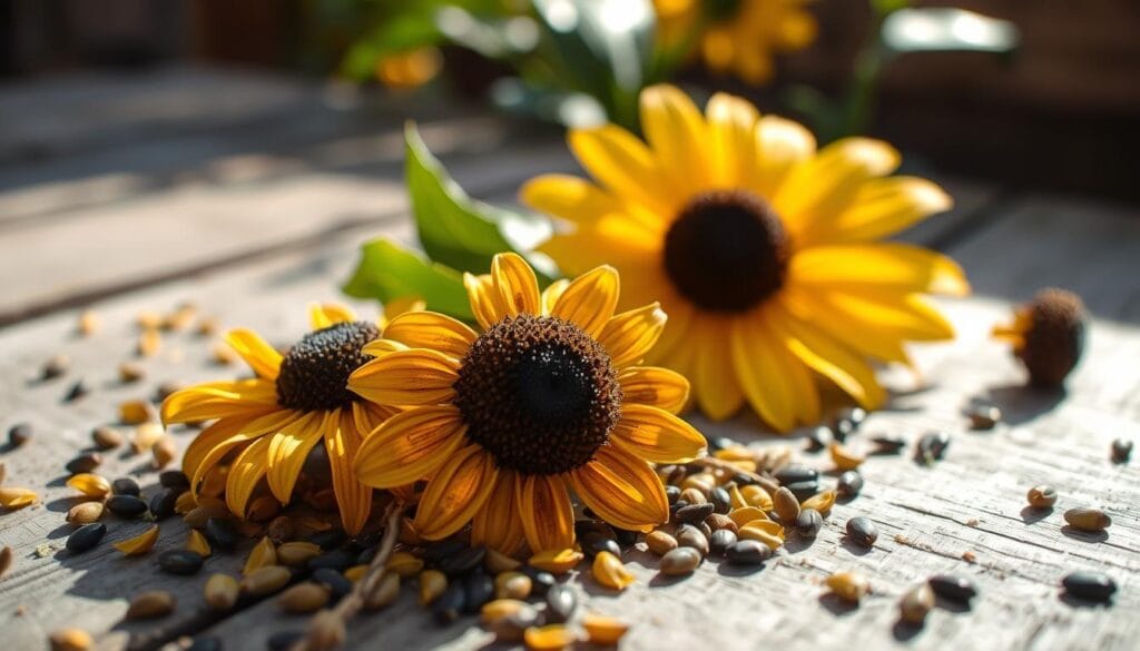Seed saving for Black-Eyed Susan propagation