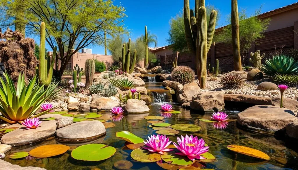 arizona garden pond design ideas