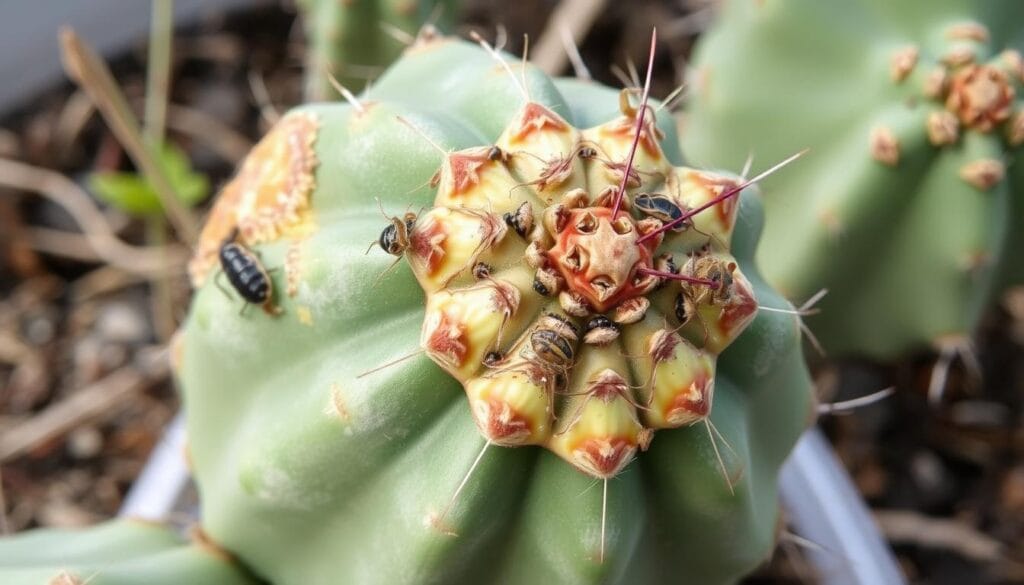 Common moon cactus problems