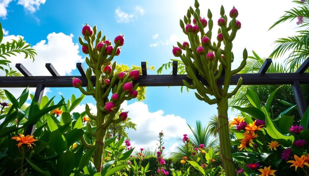 dragon fruit planting location