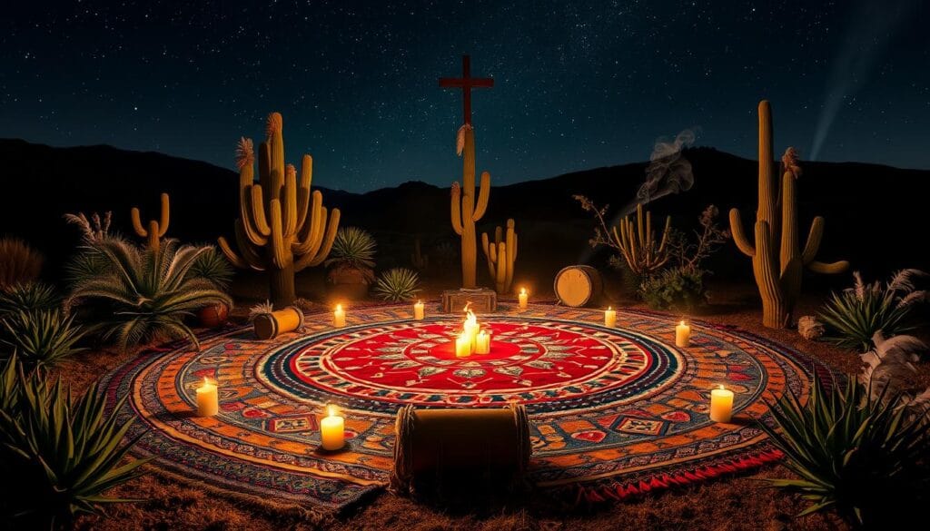 Native American Church sacred medicine ceremony