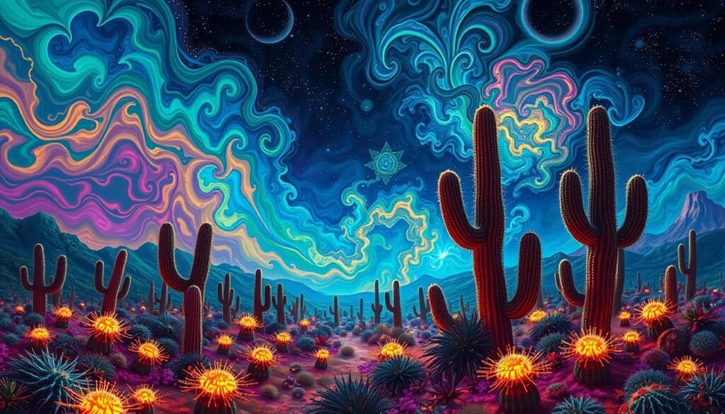 Peyote psychedelic experience