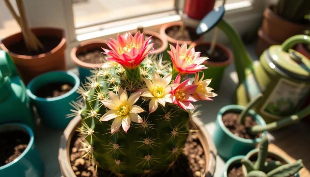 Pincushion Cactus (Mammillaria crinita)