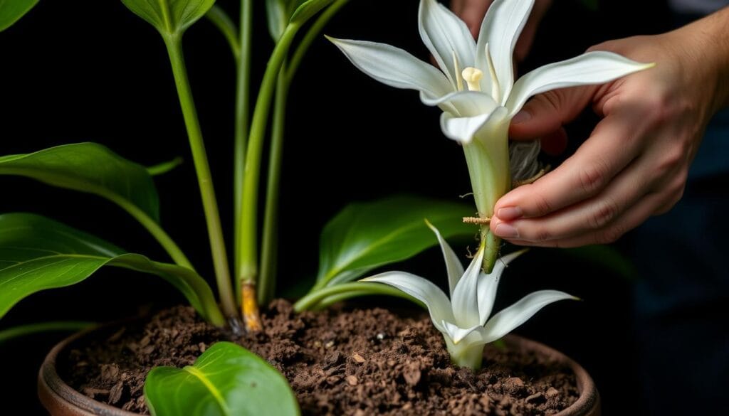 Queen of the Night fertilization