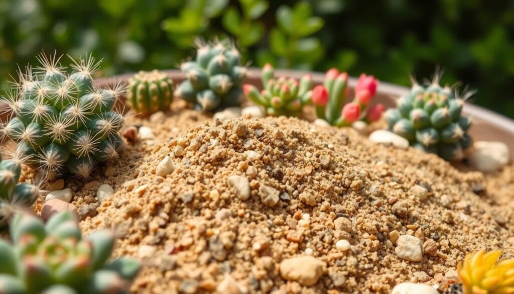 Well-draining soil for Fairy Castle Cactus