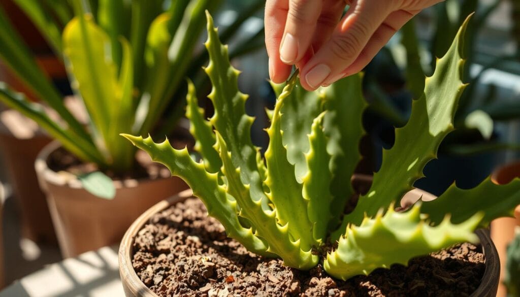 Fertilizing fishbone cactus