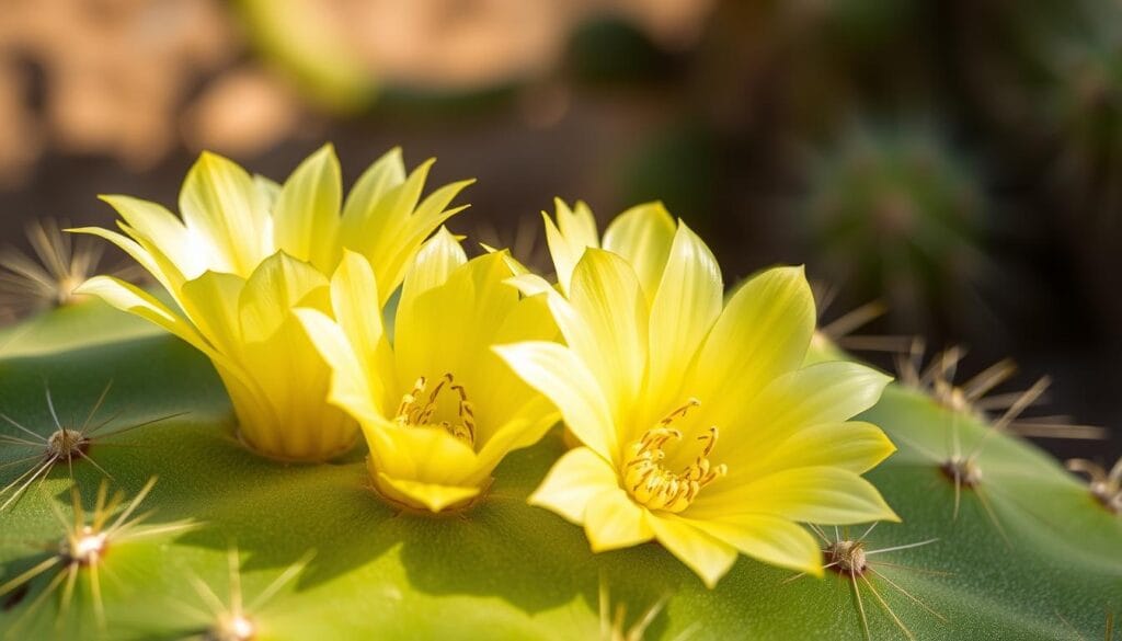 Ladyfinger Cactus flowers