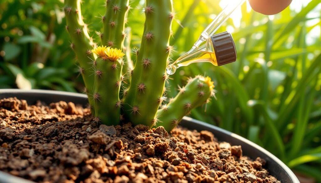 Ladyfinger cactus fertilization