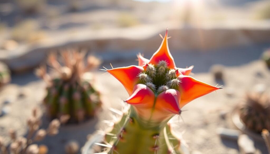 Star Cactus in ideal light conditions