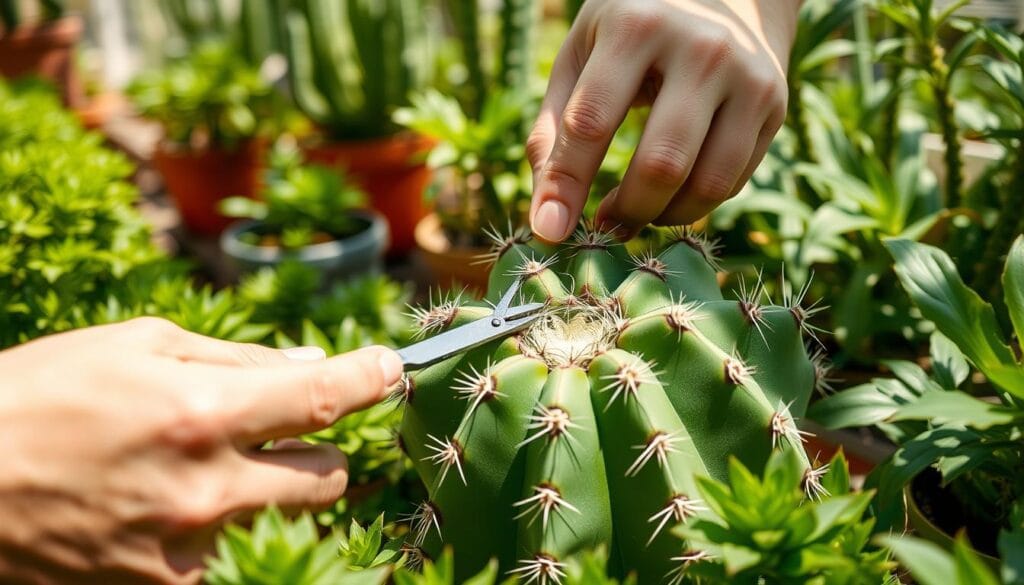 Star Cactus pruning