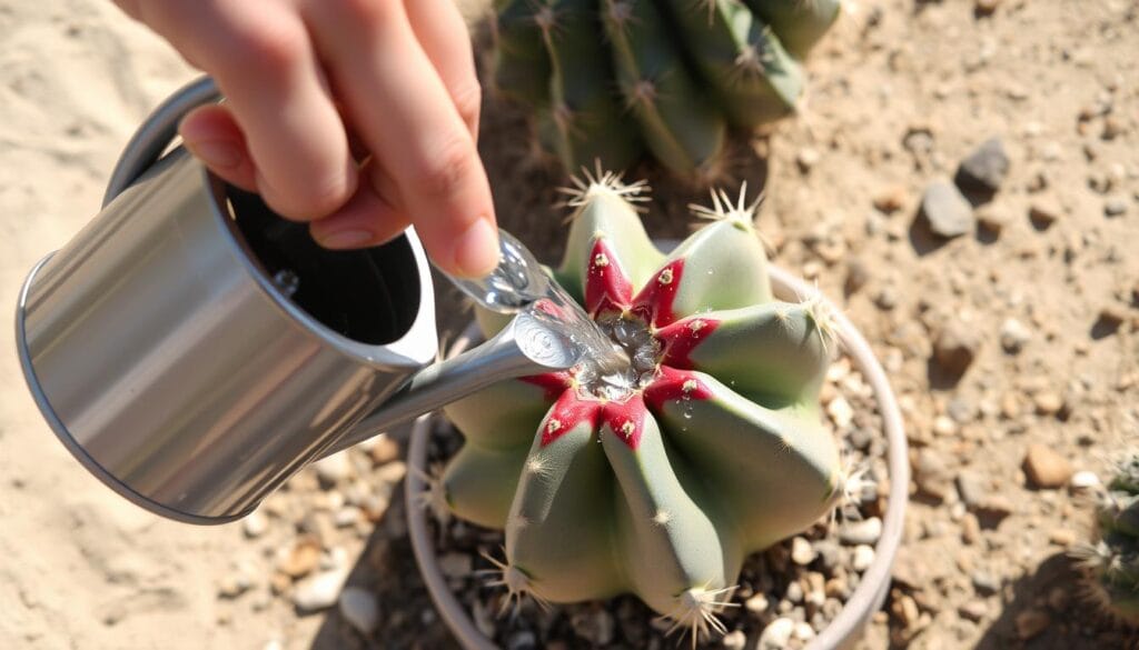 Star Cactus watering technique